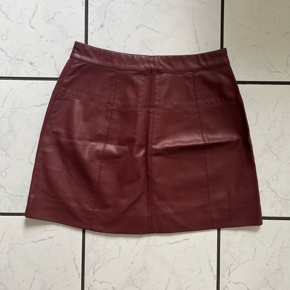 Free People faux leather mini skirt NWT - Picture 4 of 5